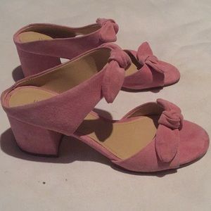 Fashion sandals block heels. Neiman Marcus